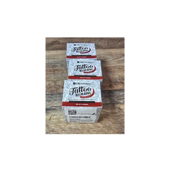 Treatonics Tattoo Numbing Cream 1.7 OZ Lot of 3 - Picture 2 of 5